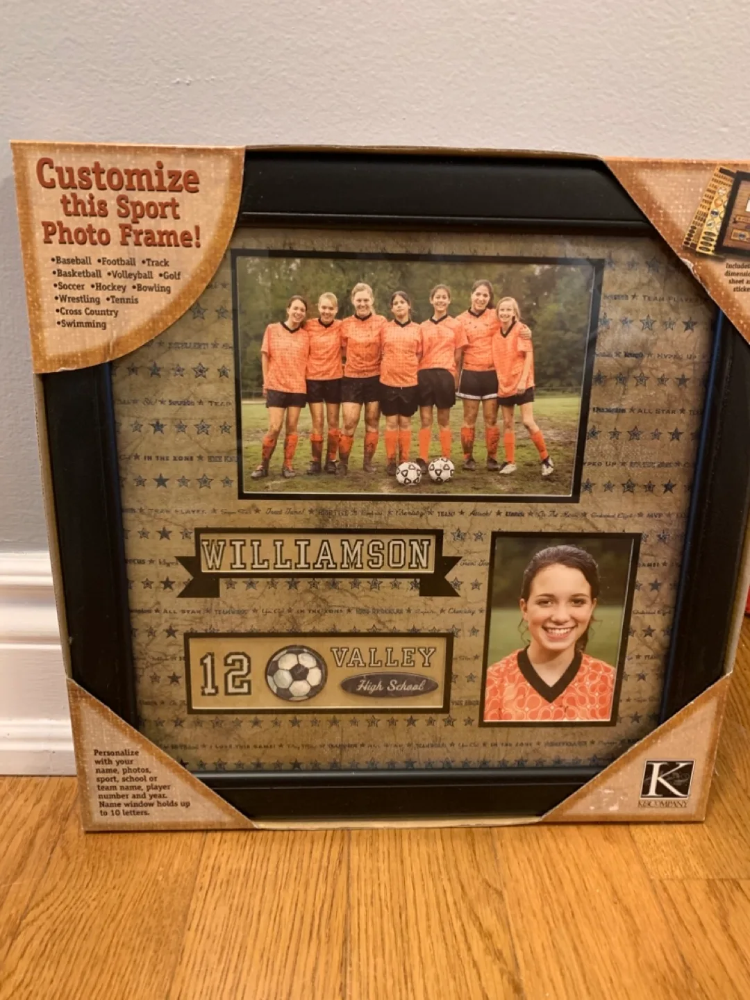 Custom Sports Photo Frame Kit thumbnail
