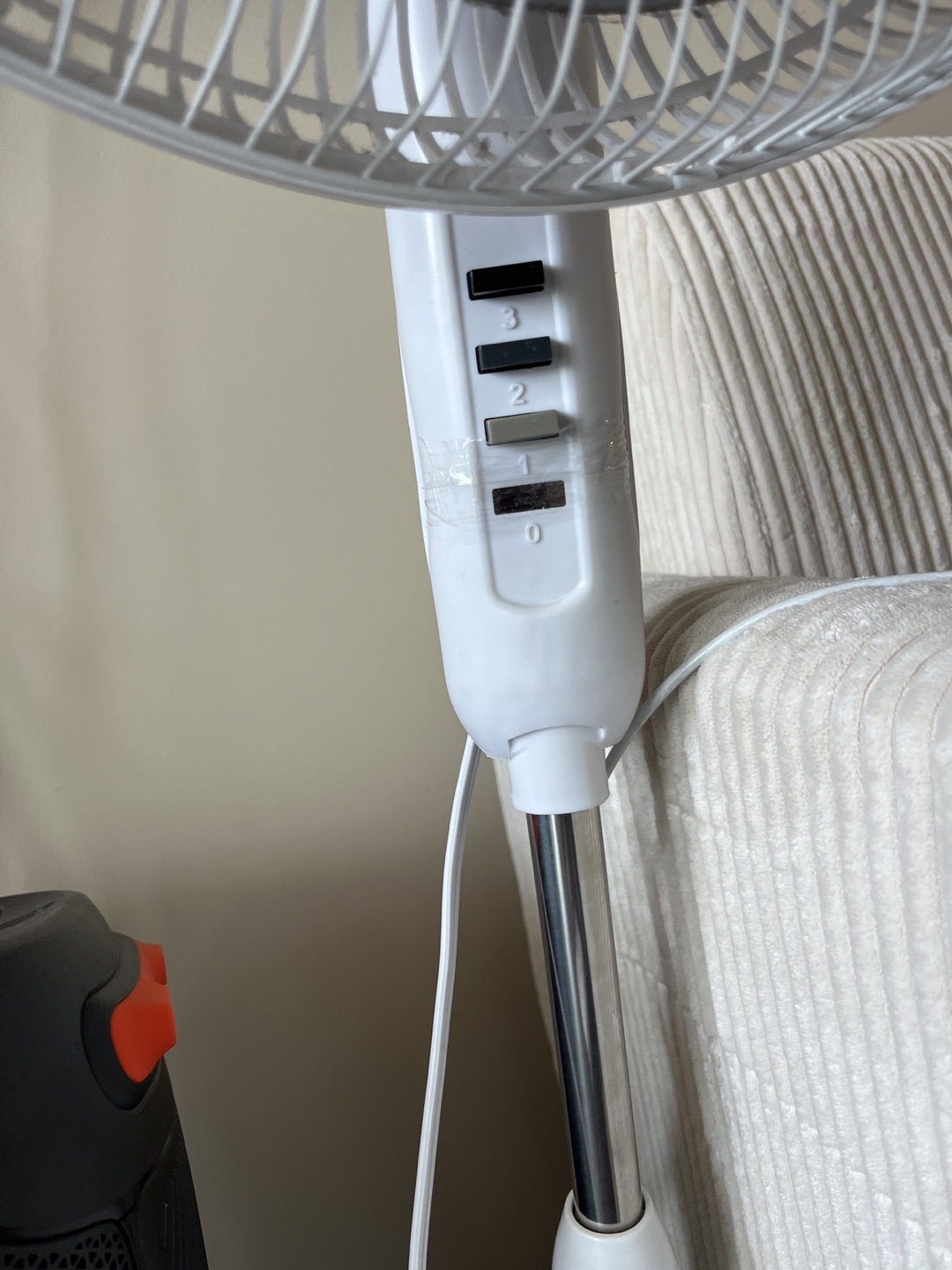 White Stand Fan