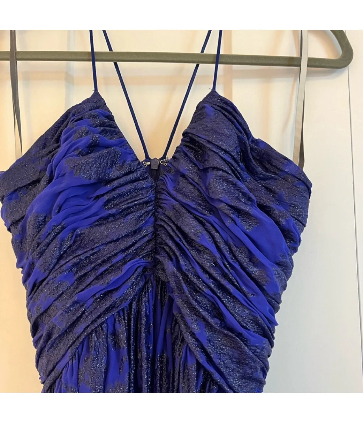 ML Monique Lhuillier Silk Midi Dress image indicator(6)