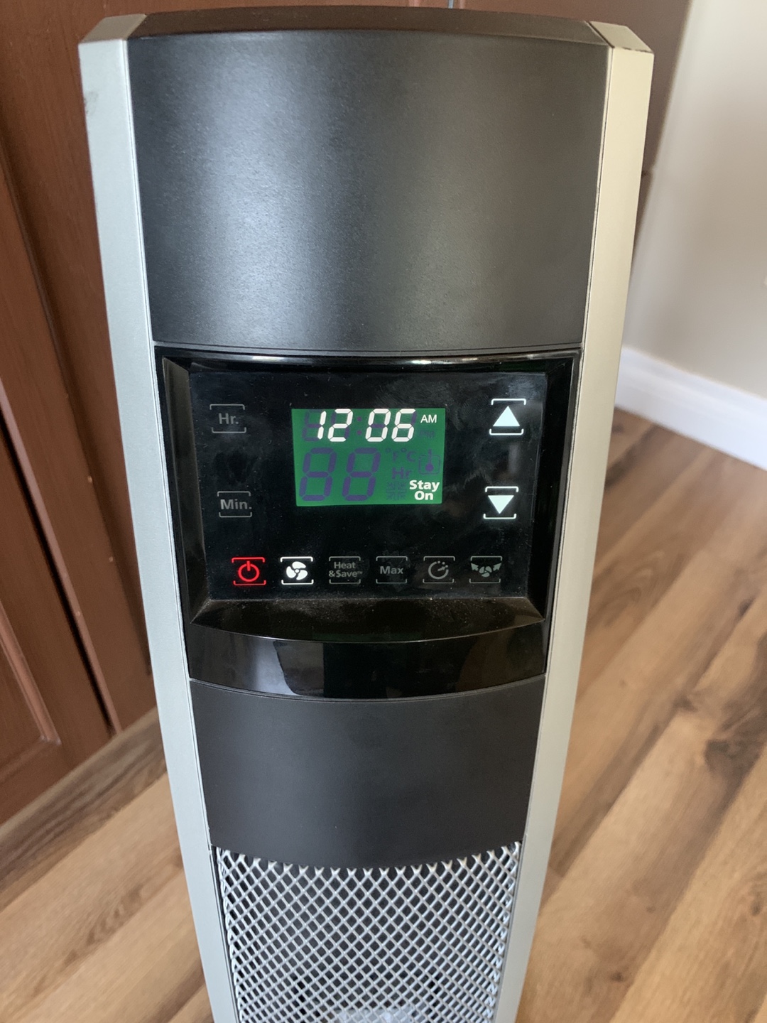 Tower Heater - Black and Silver - photo 2