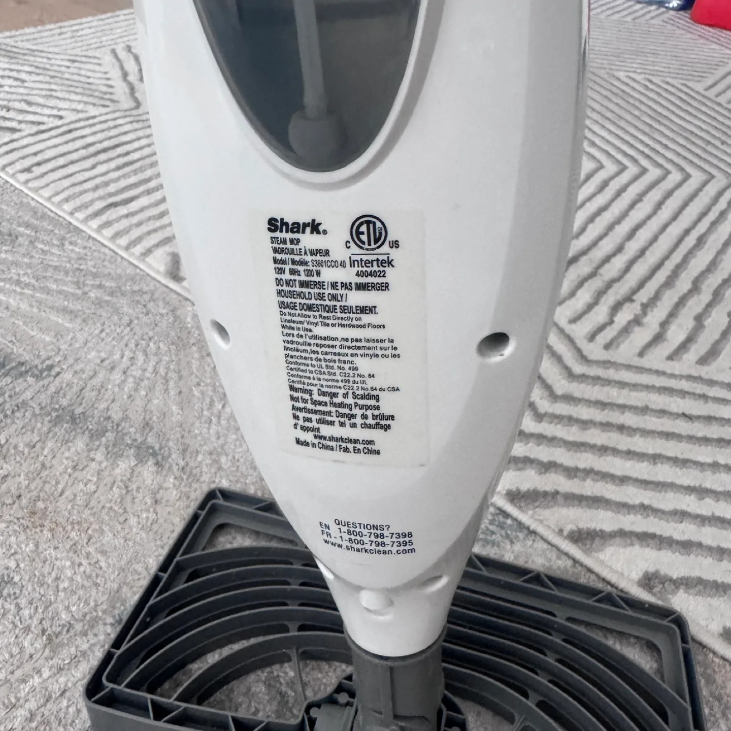 Shark Steam Mop S3501C/CO20 image indicator(3)