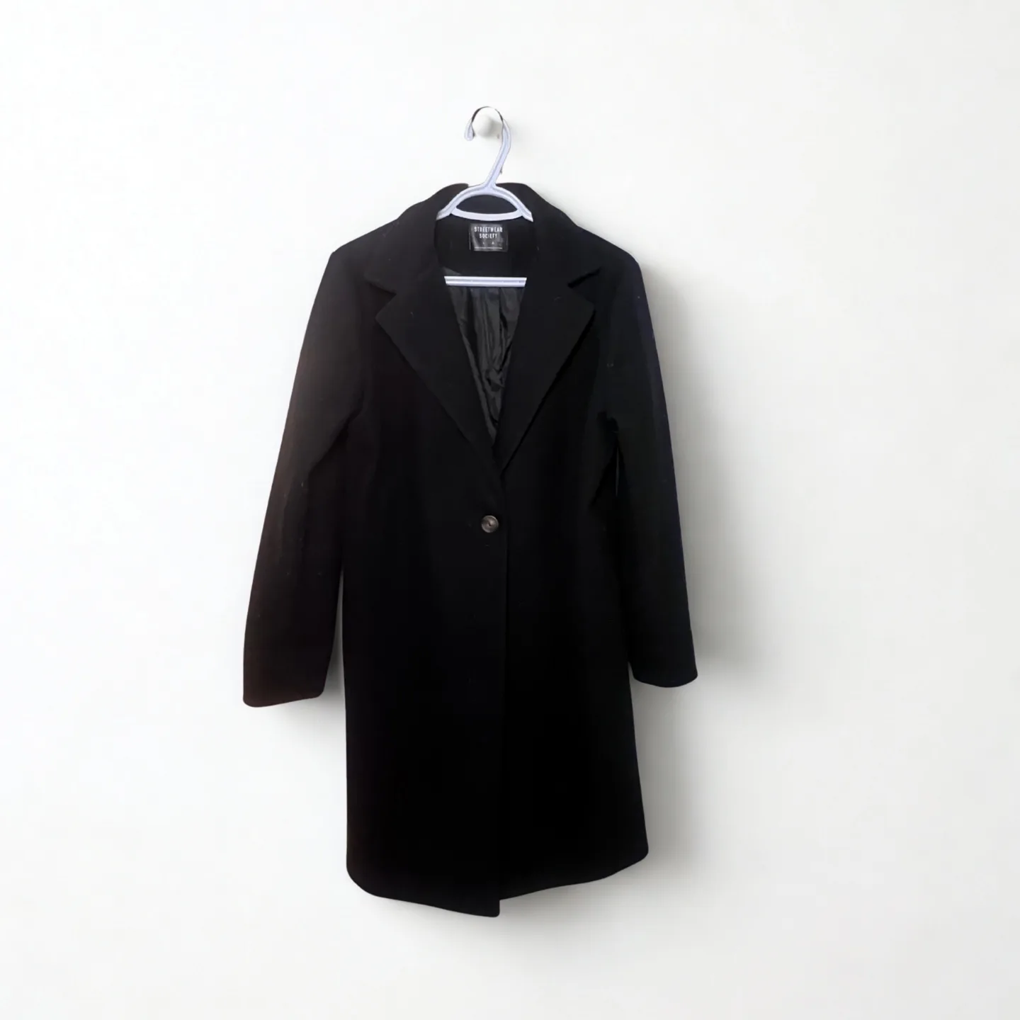 Society Streetwear Black Coat - Size L thumbnail