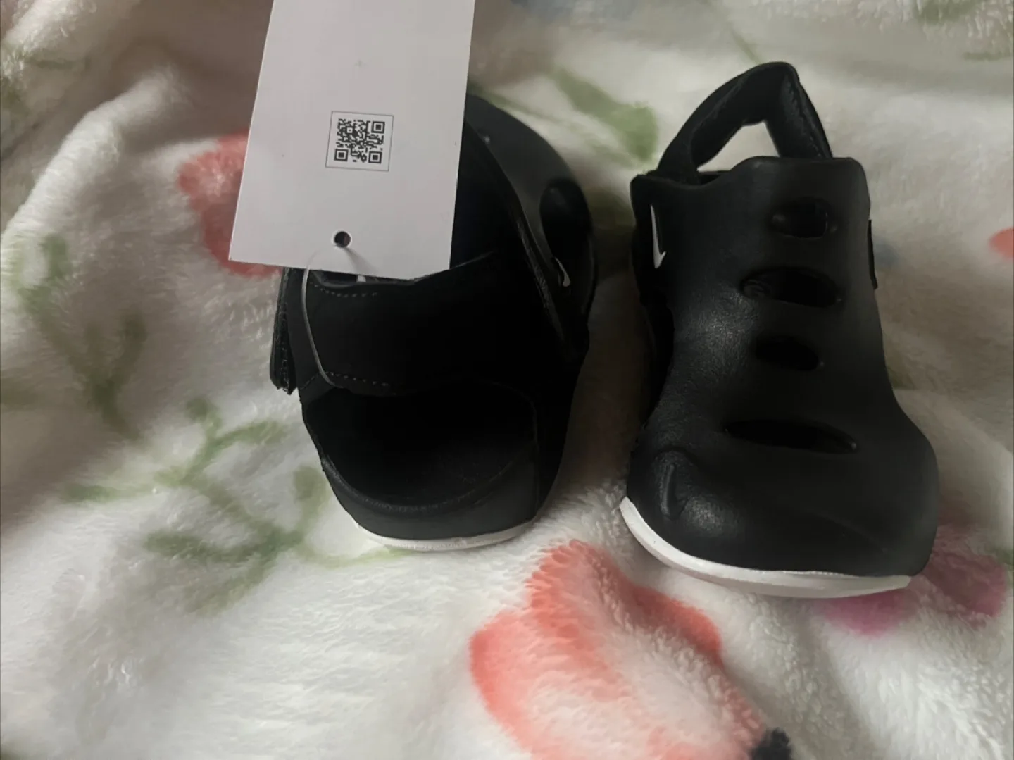 New Nike Sunray Protect 3 (TD) Black Sandals - Size 5C image indicator(5)