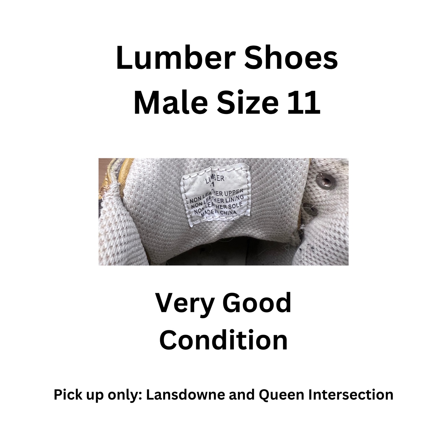 Lumber Shoes Male Size 11 Boots - photo 3