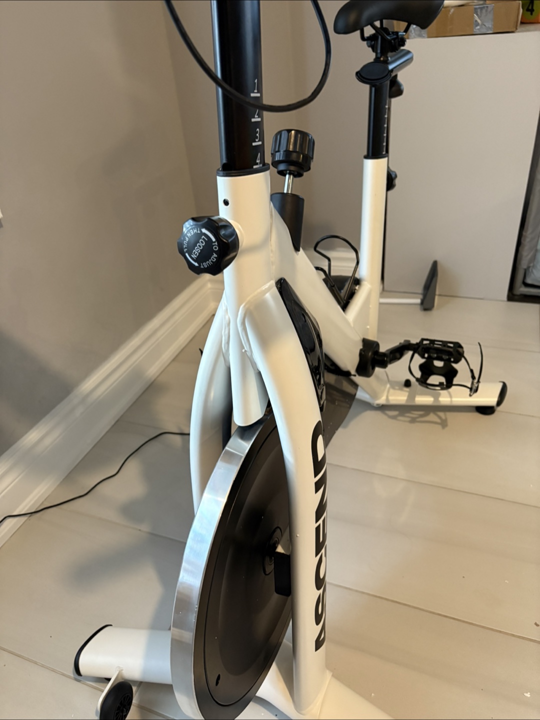 Ascend S2 Magnetic Spin Bike - White - photo 4