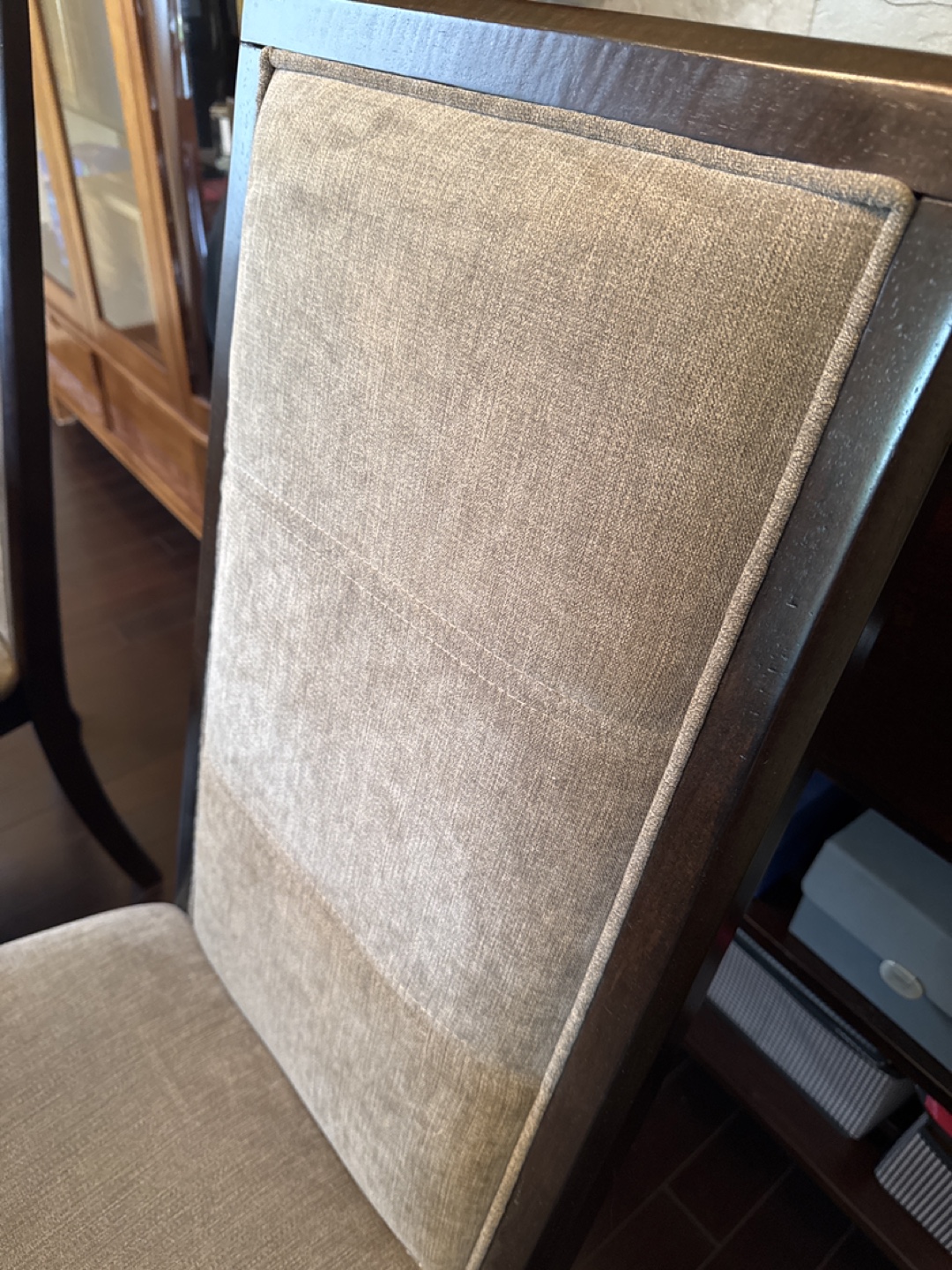 Dining Table with 6 Chairs - Brown - photo 4