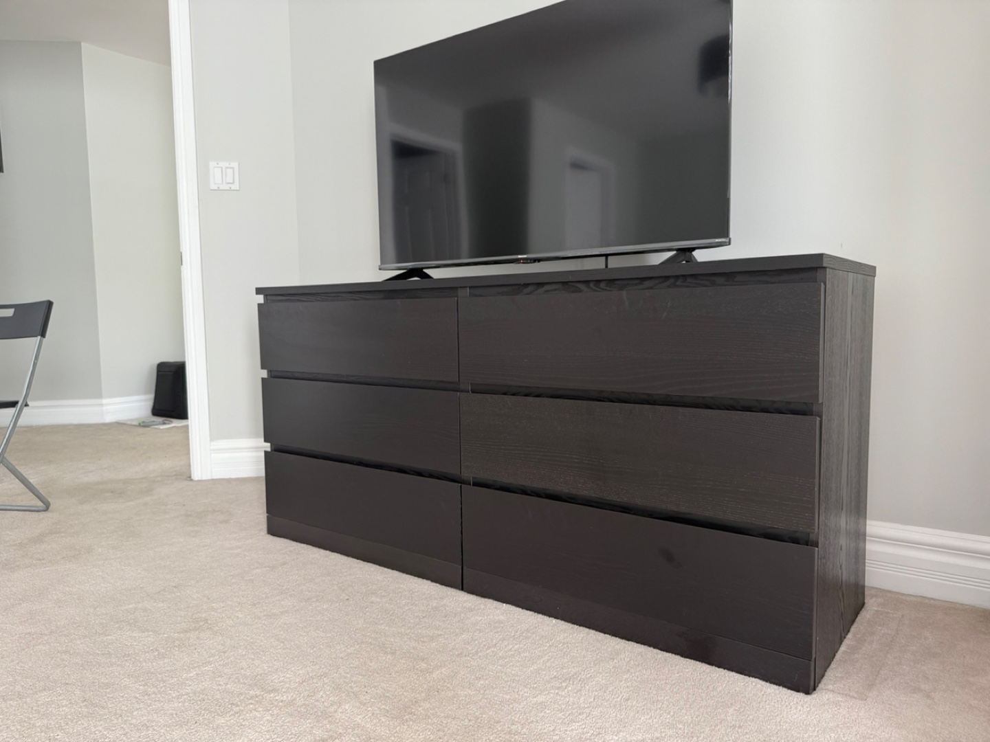 IKEA MALM Dresser - Black/Brown - photo 2