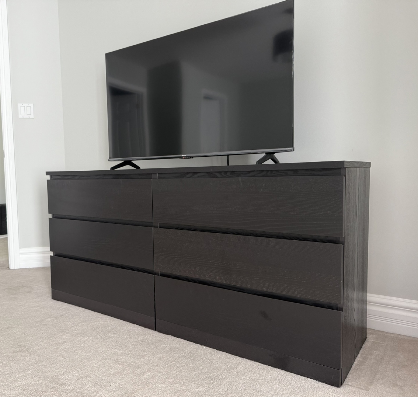 IKEA MALM Dresser - Black/Brown - photo 4