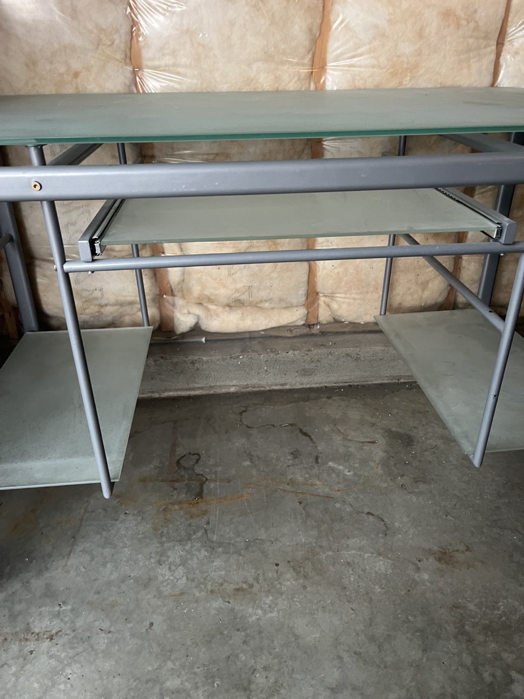 Glass Top Computer Desk - photo 2