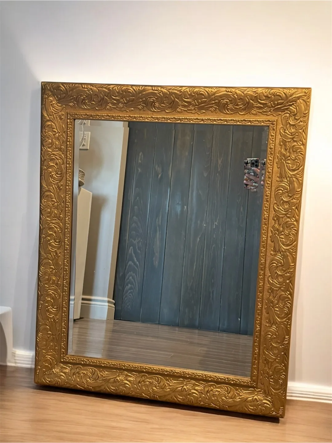 Gold Ornate Framed Mirror thumbnail