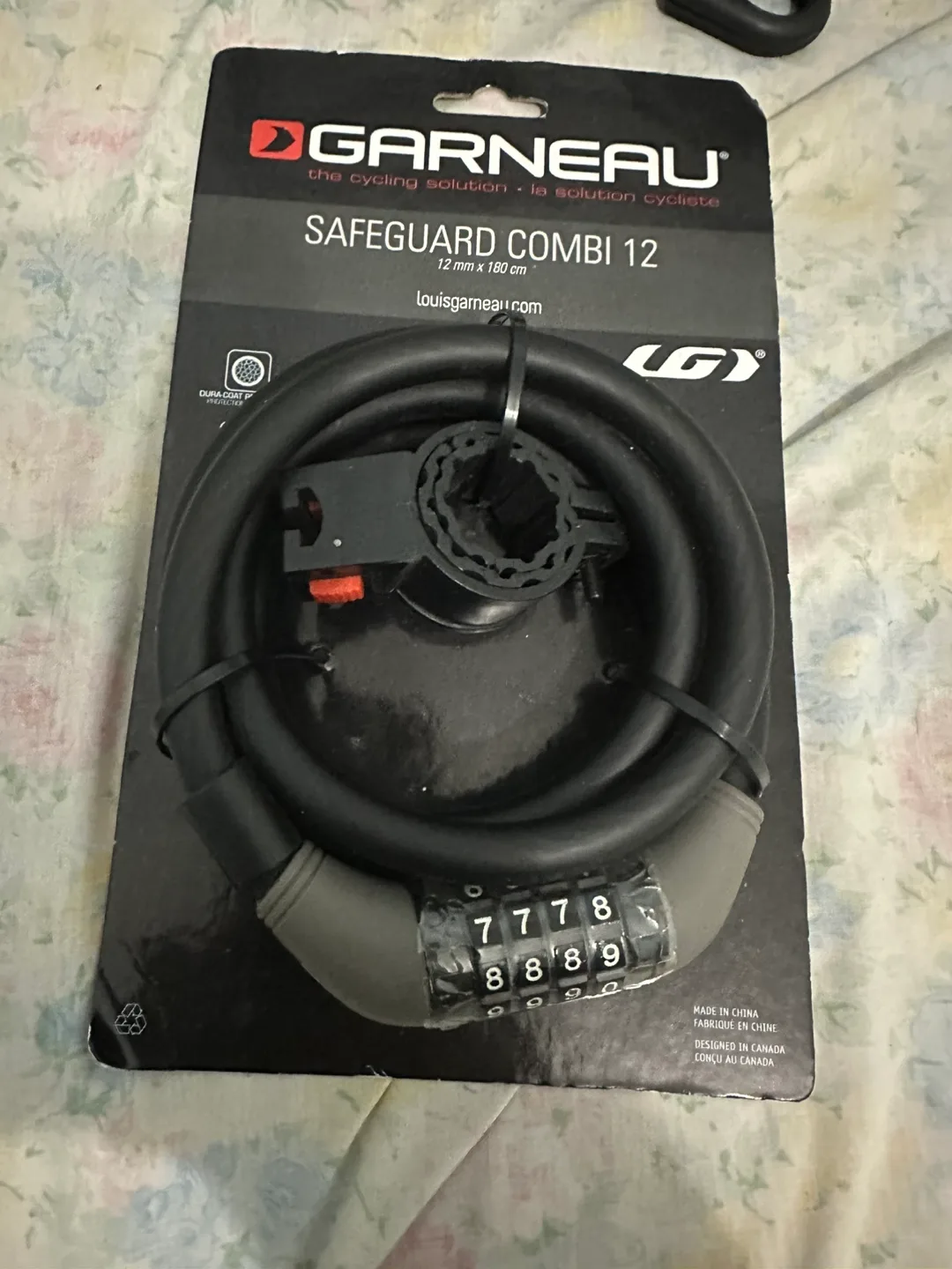 Garneau Safeguard Combi 12 Bike Lock - New thumbnail