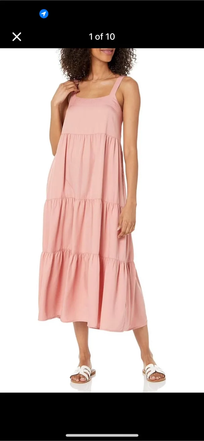 NEW! The Drop Britt Tiered Maxi Tent Dress thumbnail