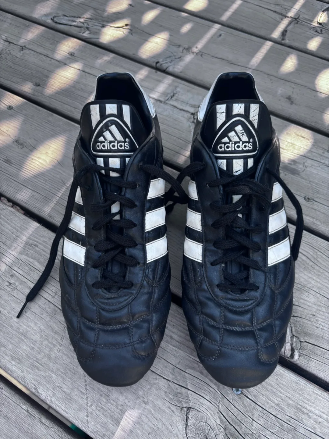 Adidas Black & White Soccer Cleats (men’s 11) thumbnail