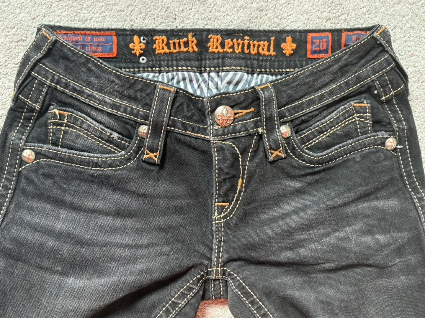 Rock Revival Women’s Jeans Skinny- Size 26 image indicator(3)