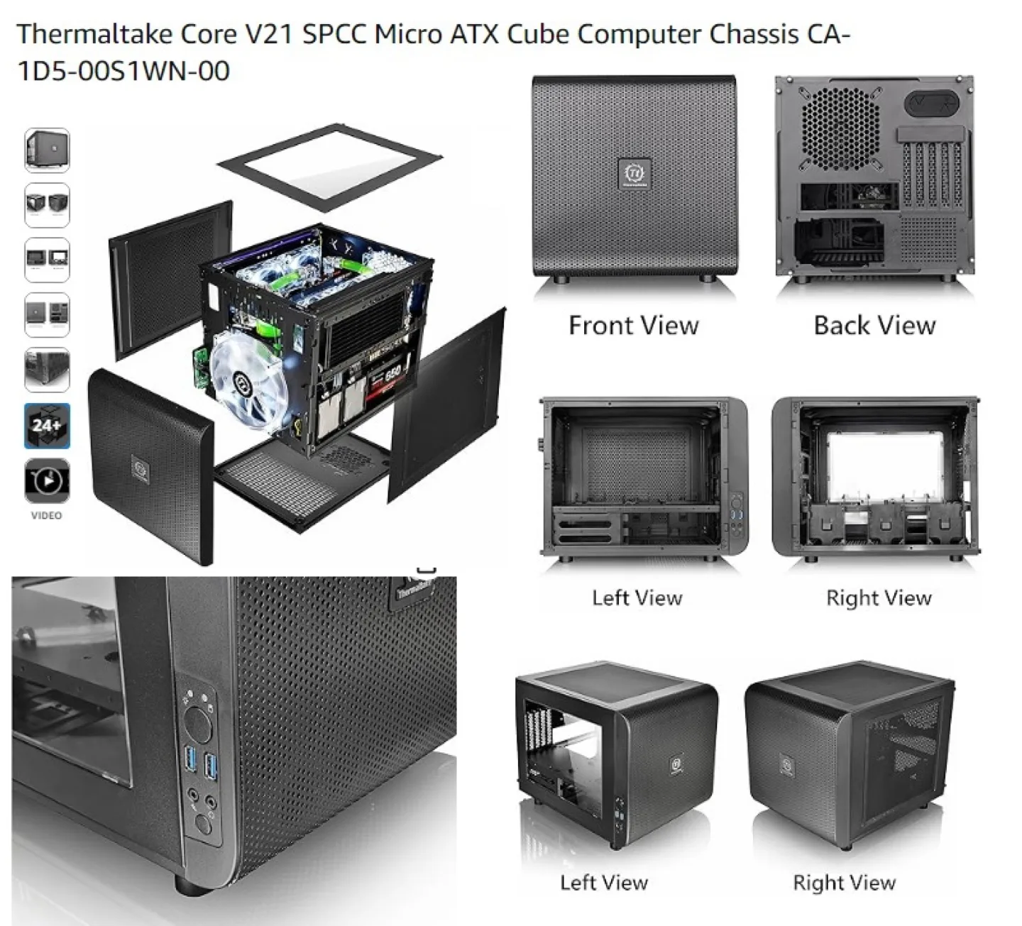 ThermalTake Core V21Cube Casing thumbnail