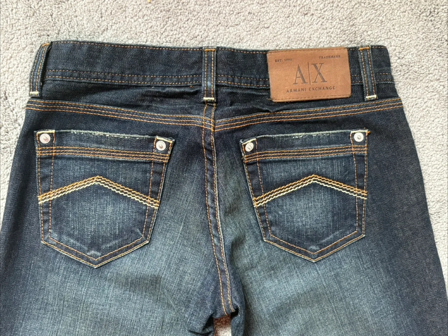 Armani Exchange Women's Denim Jeans Straight-Size 0 image indicator(4)