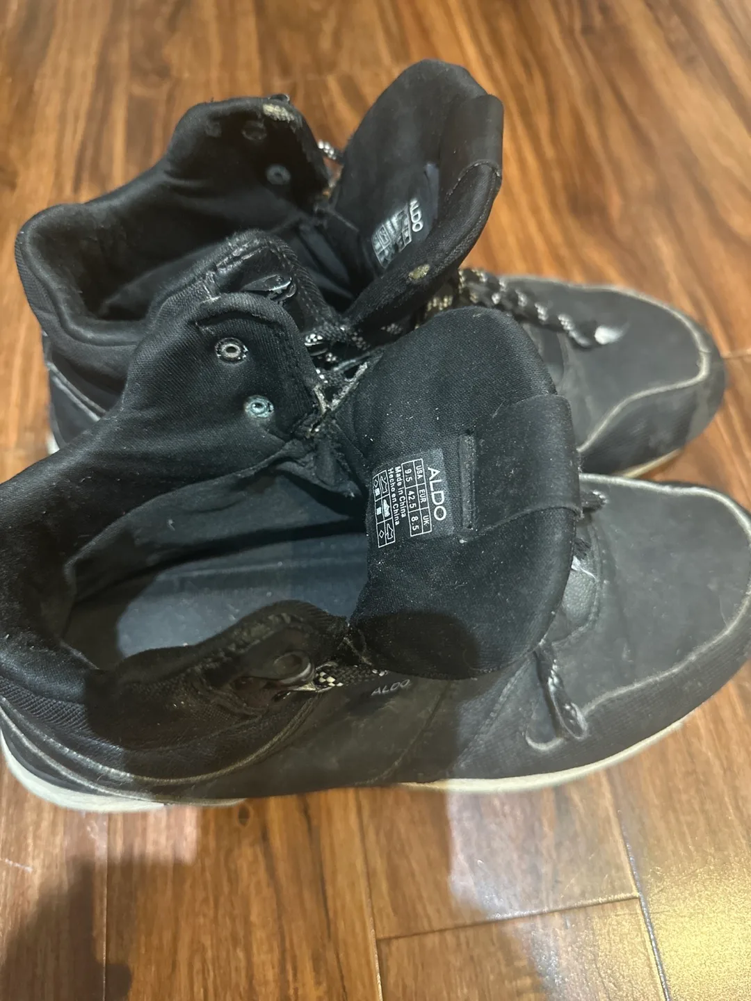 Aldo Men's Black Boots Size 9.5 thumbnail