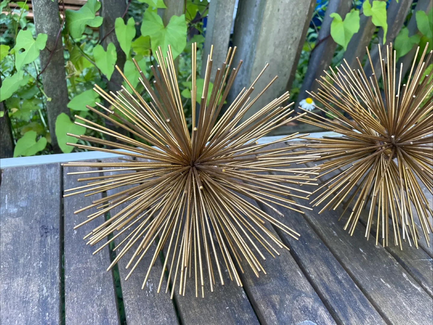 A lot of 2MCM gold tone metal sunburst see urchin image indicator(2)