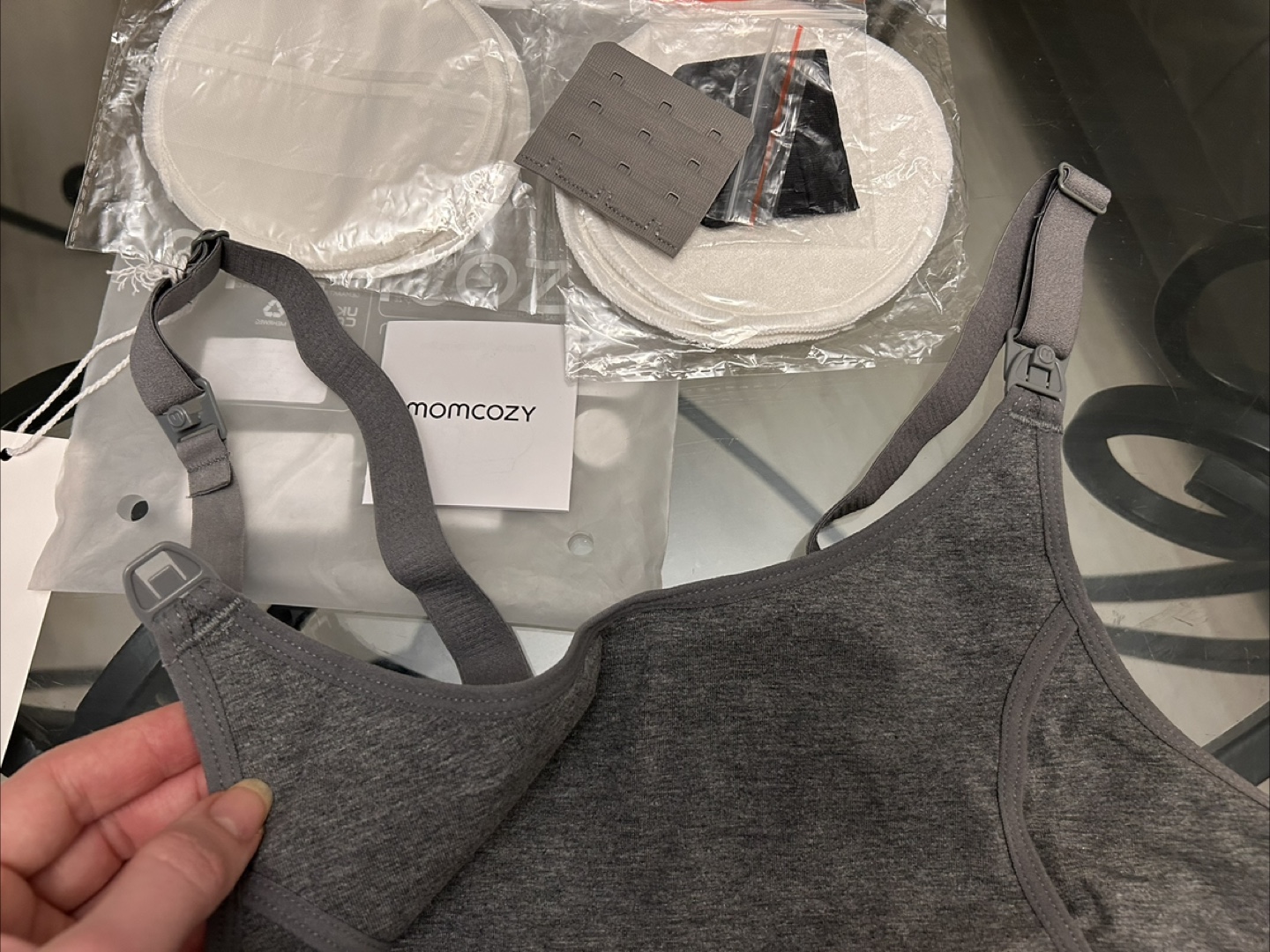 MOMCOZY. The Original: Nursing and Pumping Bra XS-S-M - photo 4