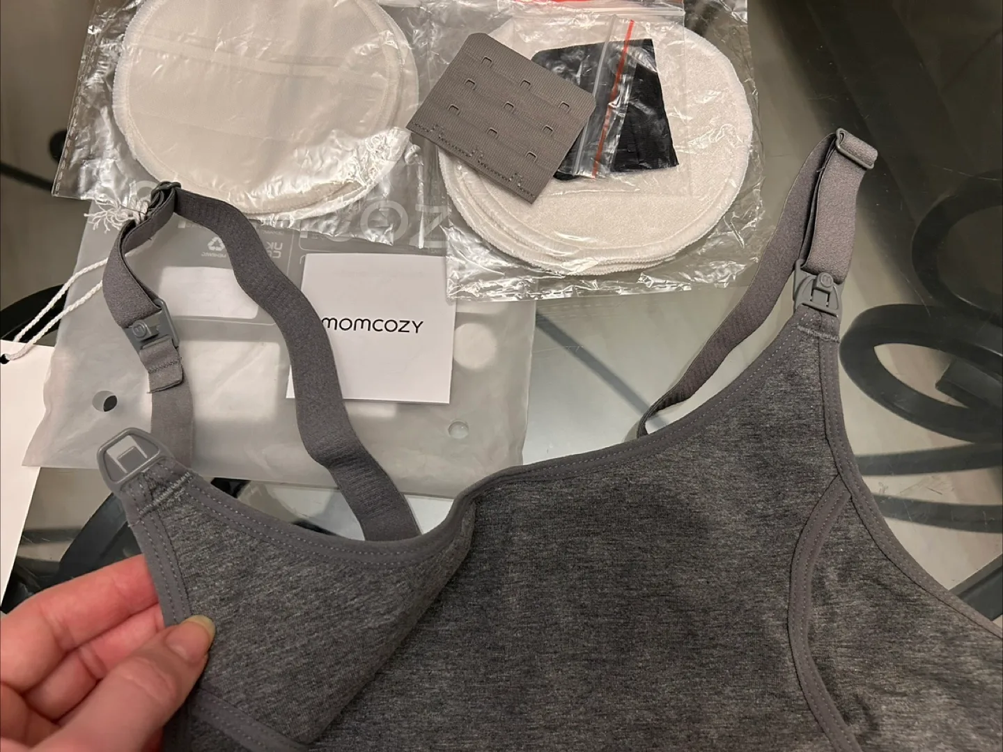 MOMCOZY. The Original: Nursing and Pumping Bra XS-S-M image indicator(4)