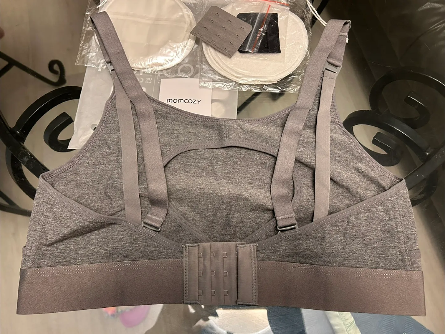 MOMCOZY. The Original: Nursing and Pumping Bra XS-S-M image indicator(6)