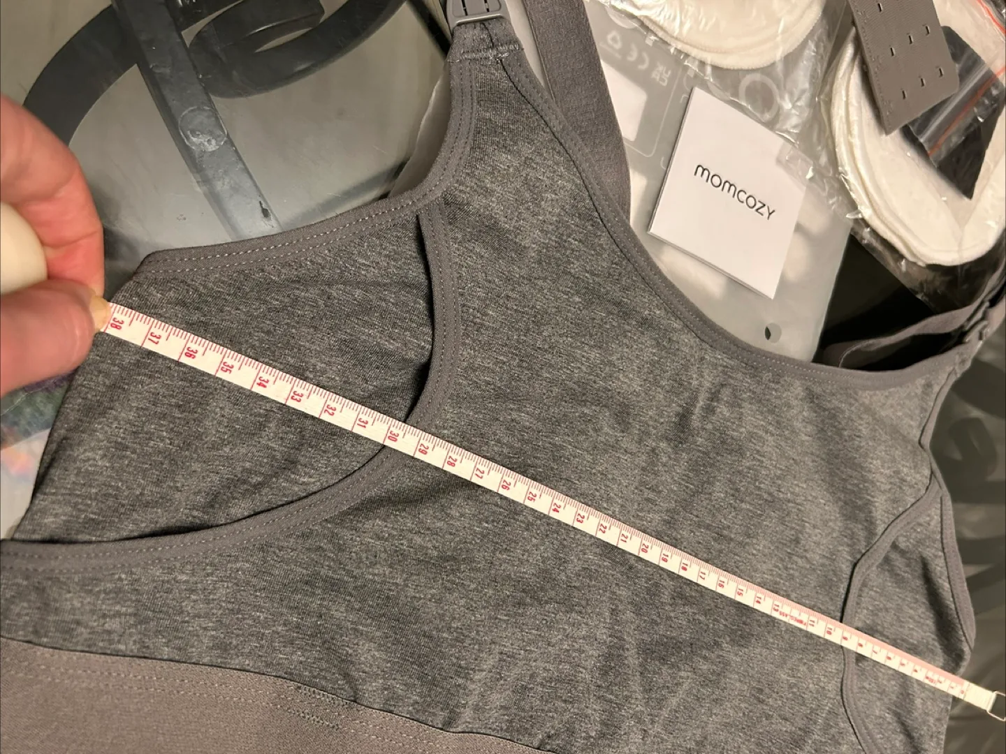 MOMCOZY. The Original: Nursing and Pumping Bra XS-S-M image indicator(9)