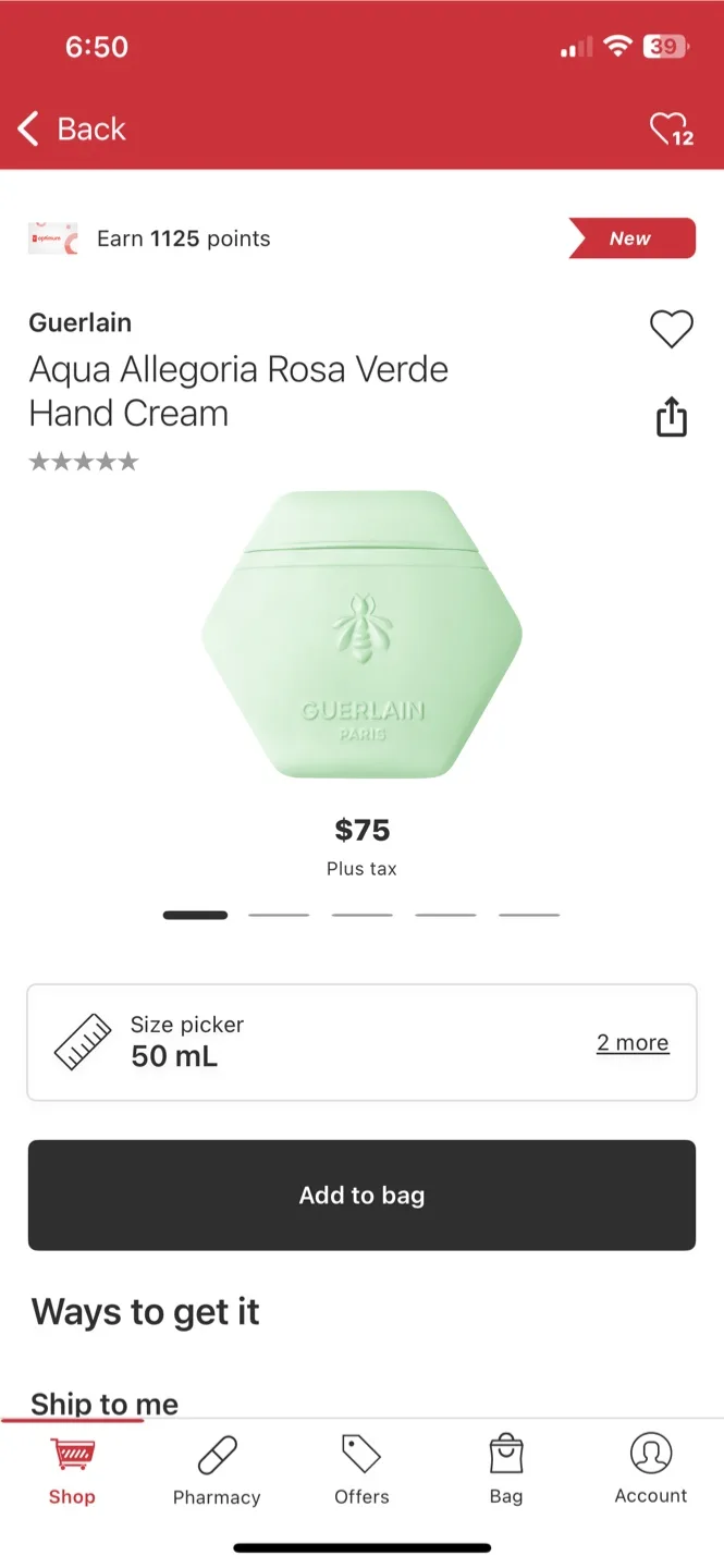 Guerlain Aqua Allegoria Rosa Verde Hand Cream (50ml) - New image indicator(3)