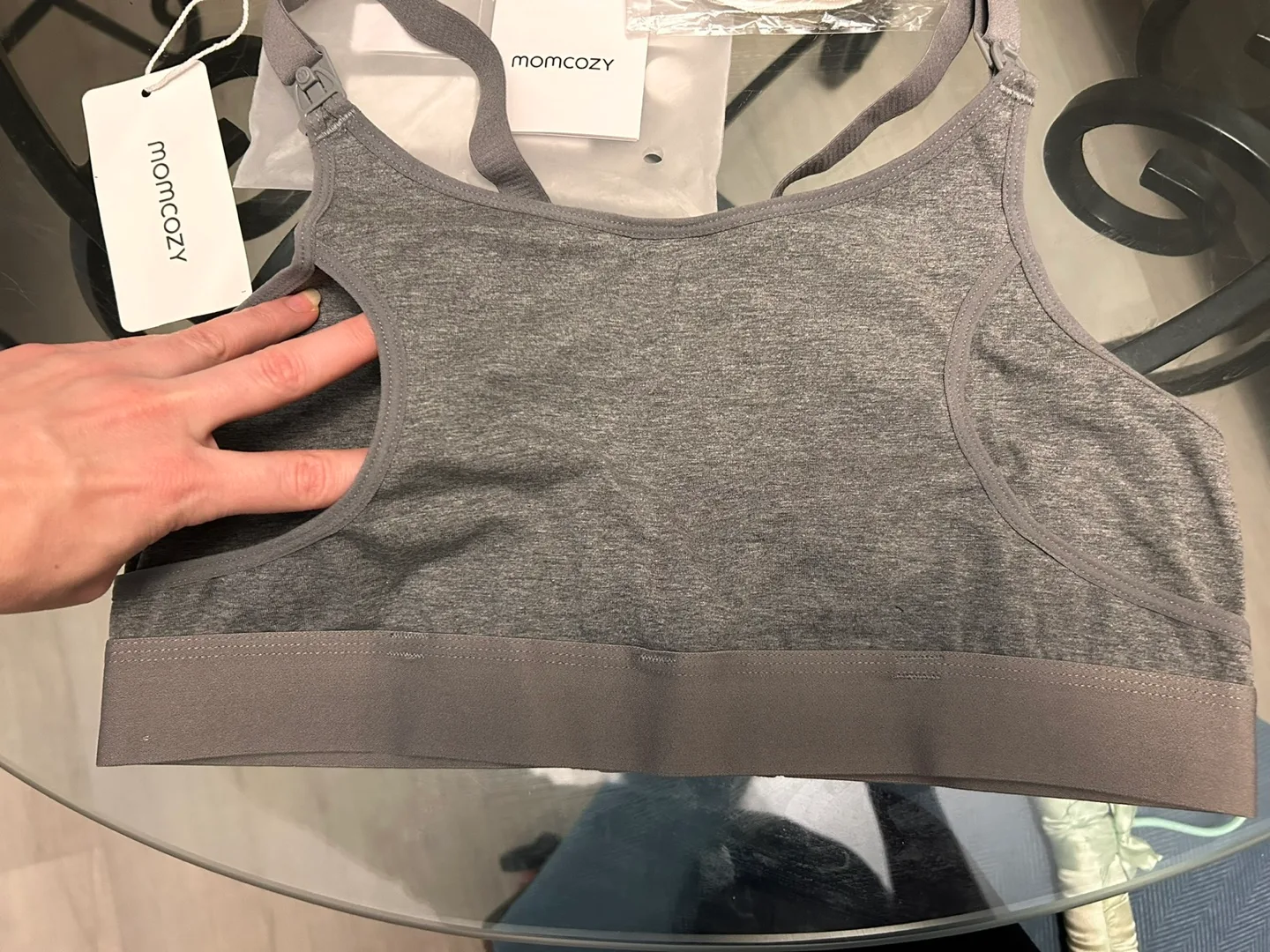 MOMCOZY. The Original: Nursing and Pumping Bra XS-S-M image indicator(3)