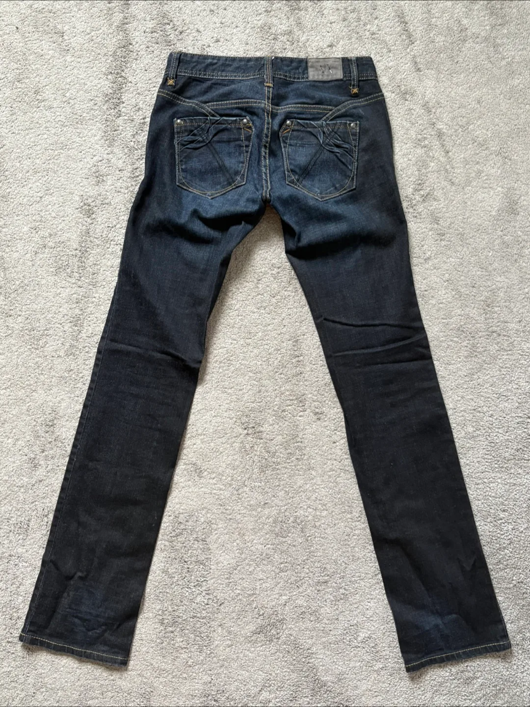 Armani Exchange Women’s Dark Wash Jeans Straight-Size 0 image indicator(2)