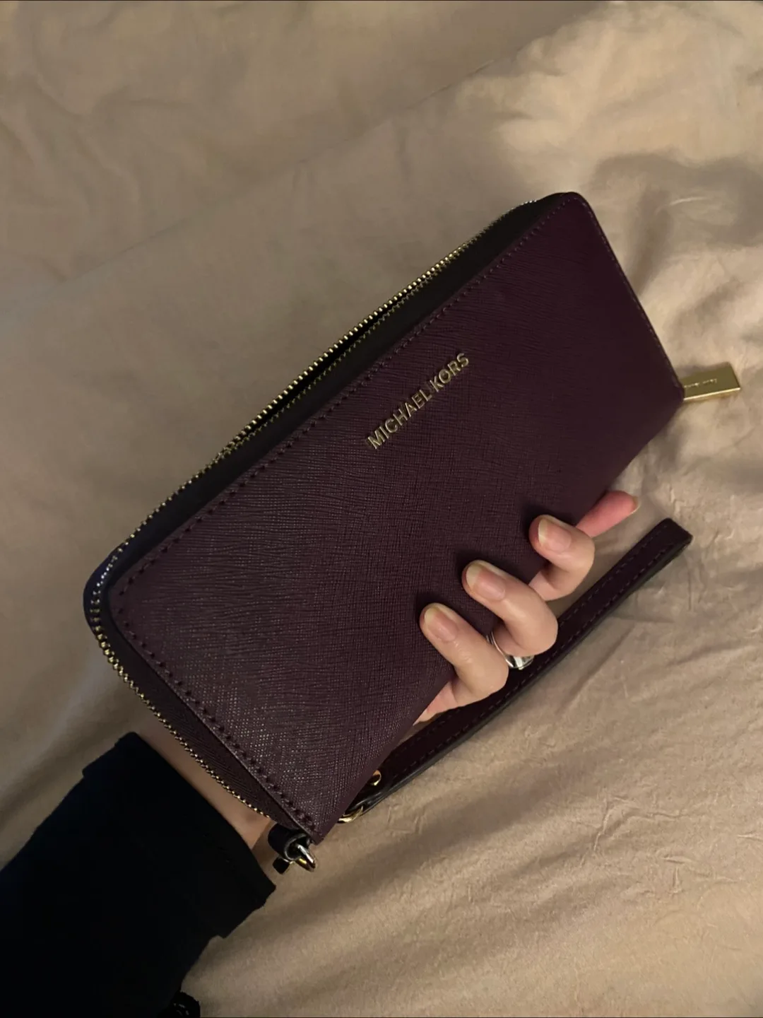 Michael Kors Burgandy Wallet thumbnail