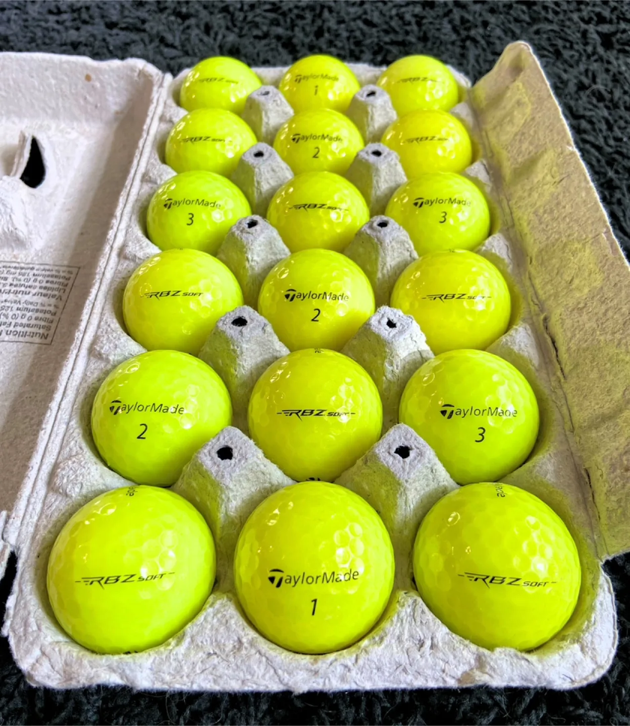 18 Taylormade RBZ Soft Yellow Golf Balls thumbnail