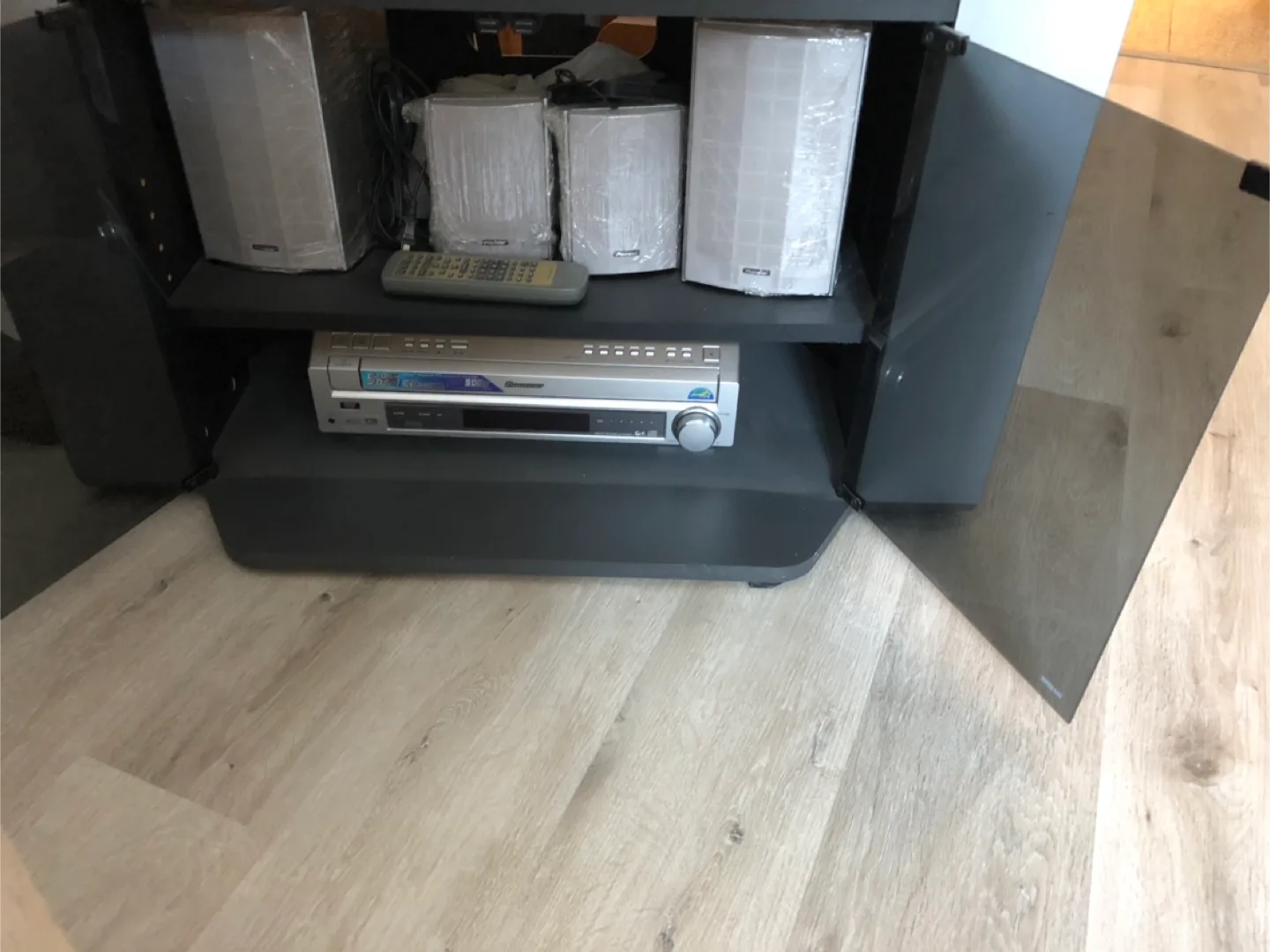 REDUCED TO SELL/ Like New TV Stand image indicator(4)