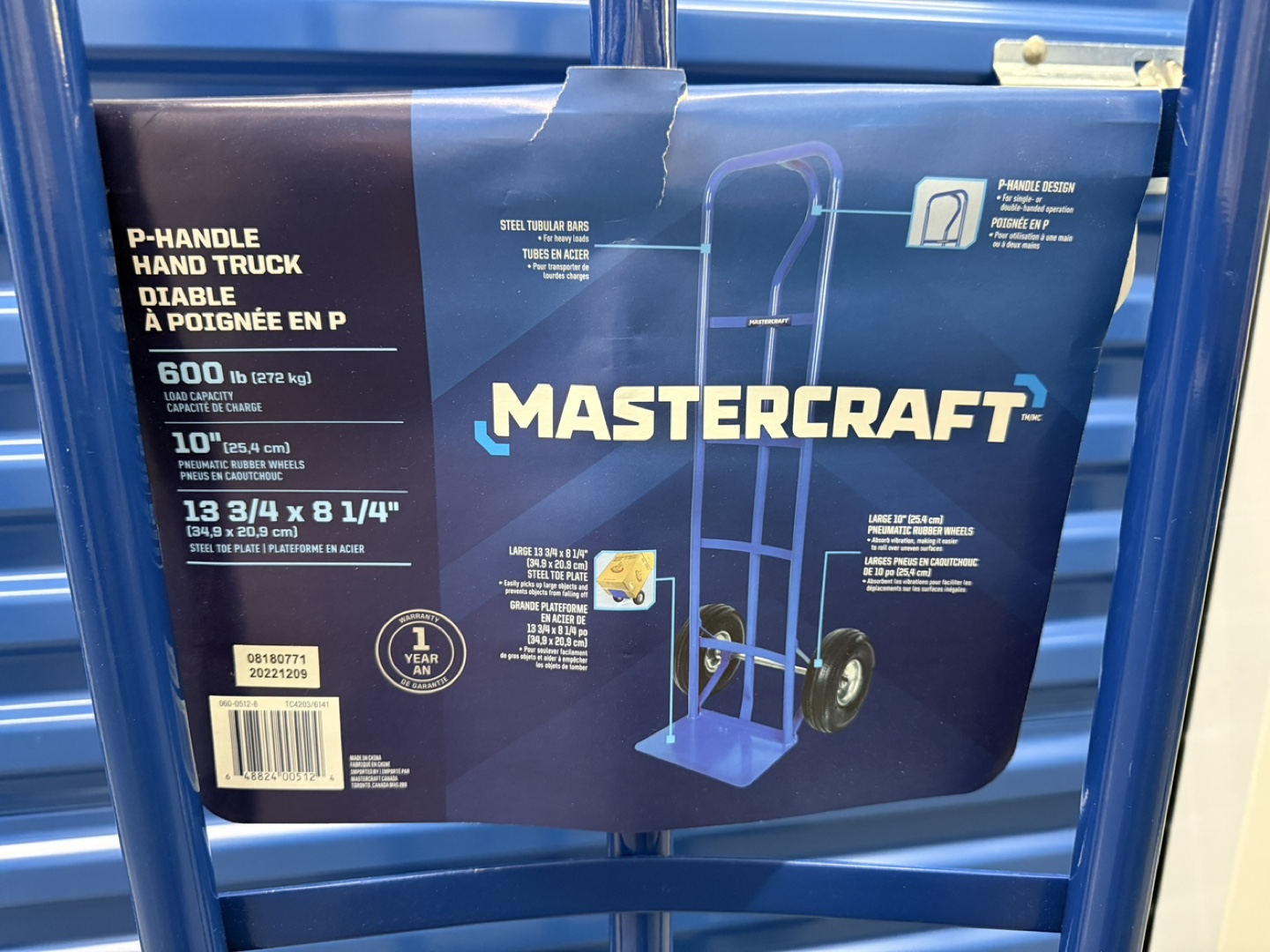 Mastercraft Hand Cart - 2 wheels - photo 3