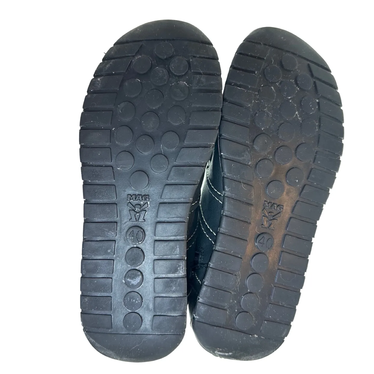 MAG Black Leather Boots Women Size 9.5 EU 40 image indicator(8)