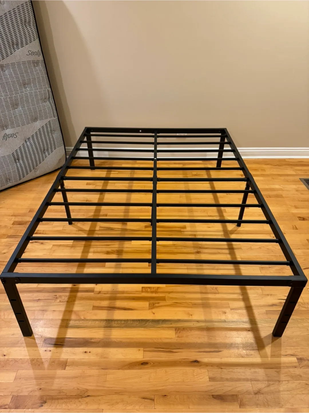 Like New Sealy Plush Full Size Mattress + Platform image indicator(7)