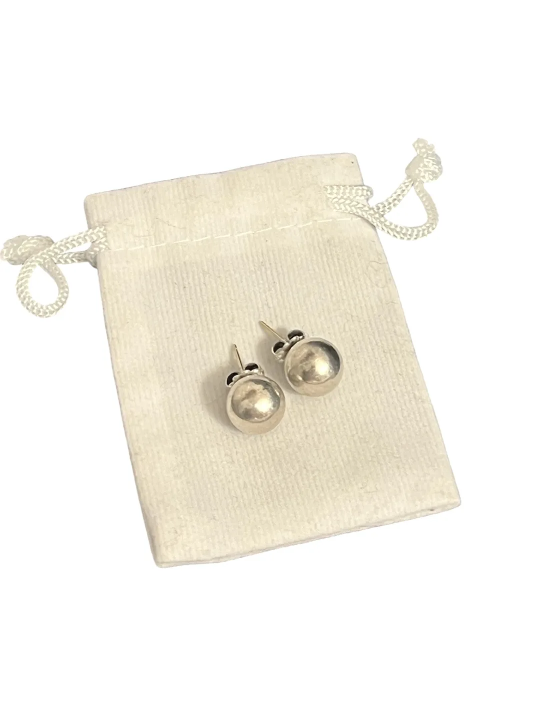 Tiffany & Co. HardWear Sterling Silver Ball Stud Earrings-8mm thumbnail