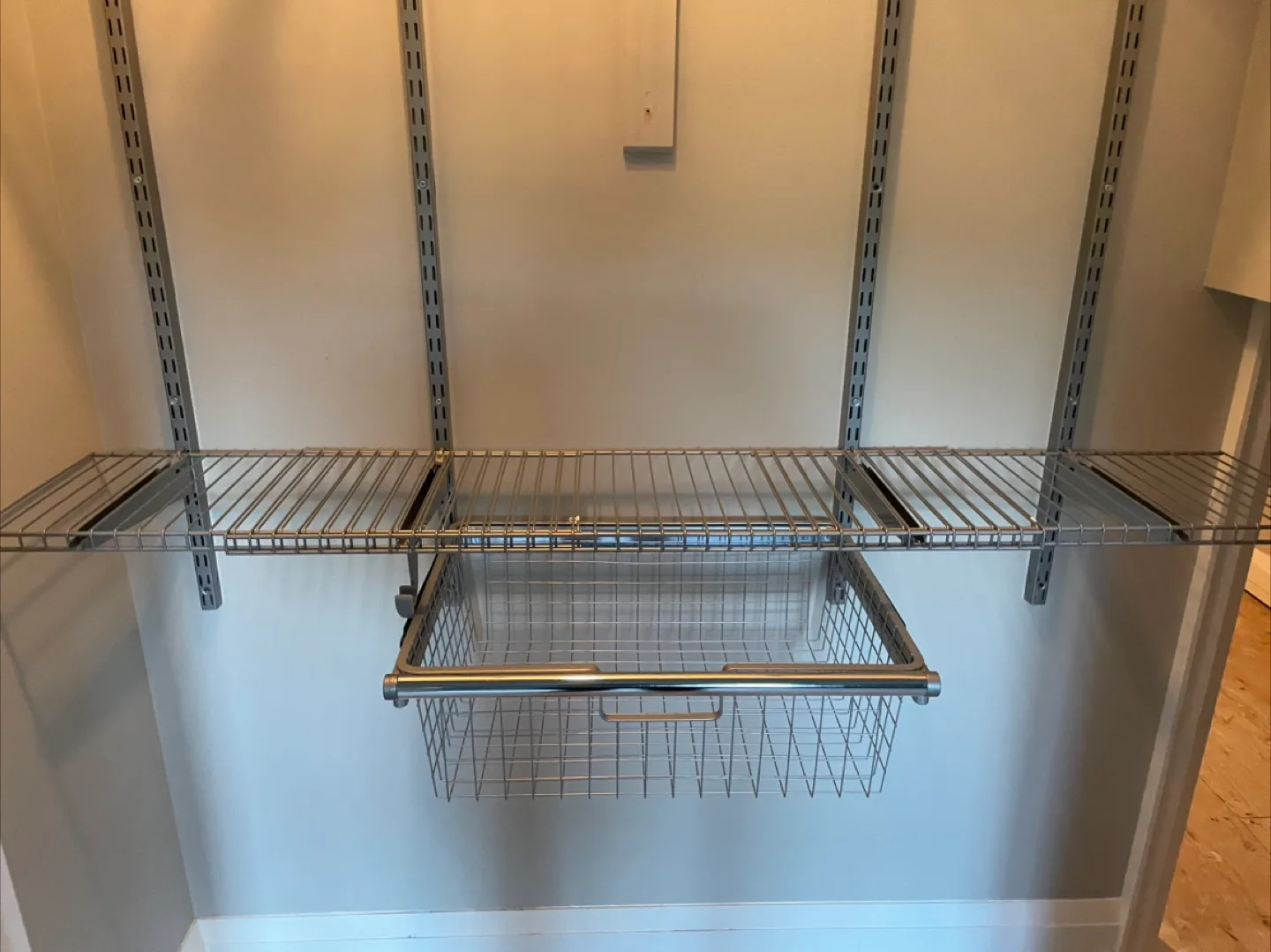 Wire Closet Shelving & Basket thumbnail