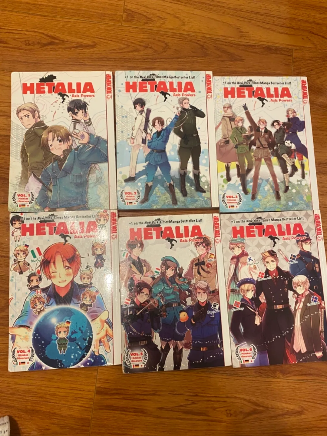 Hetalia Manga Vol 1-6 Bundle thumbnail