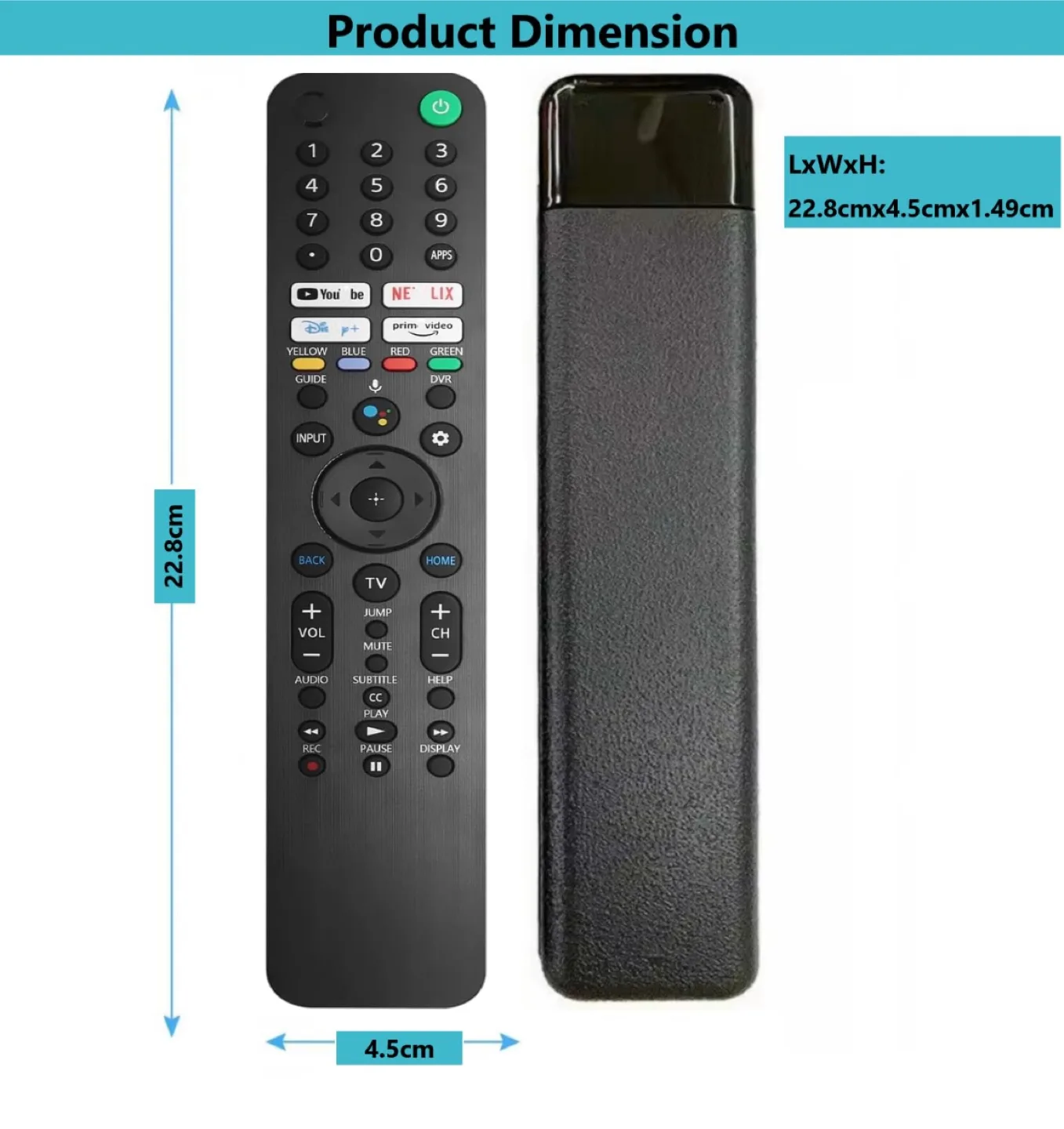 Brand New Voice Remote Control RMF-TX520U for Sony TVs image indicator(7)