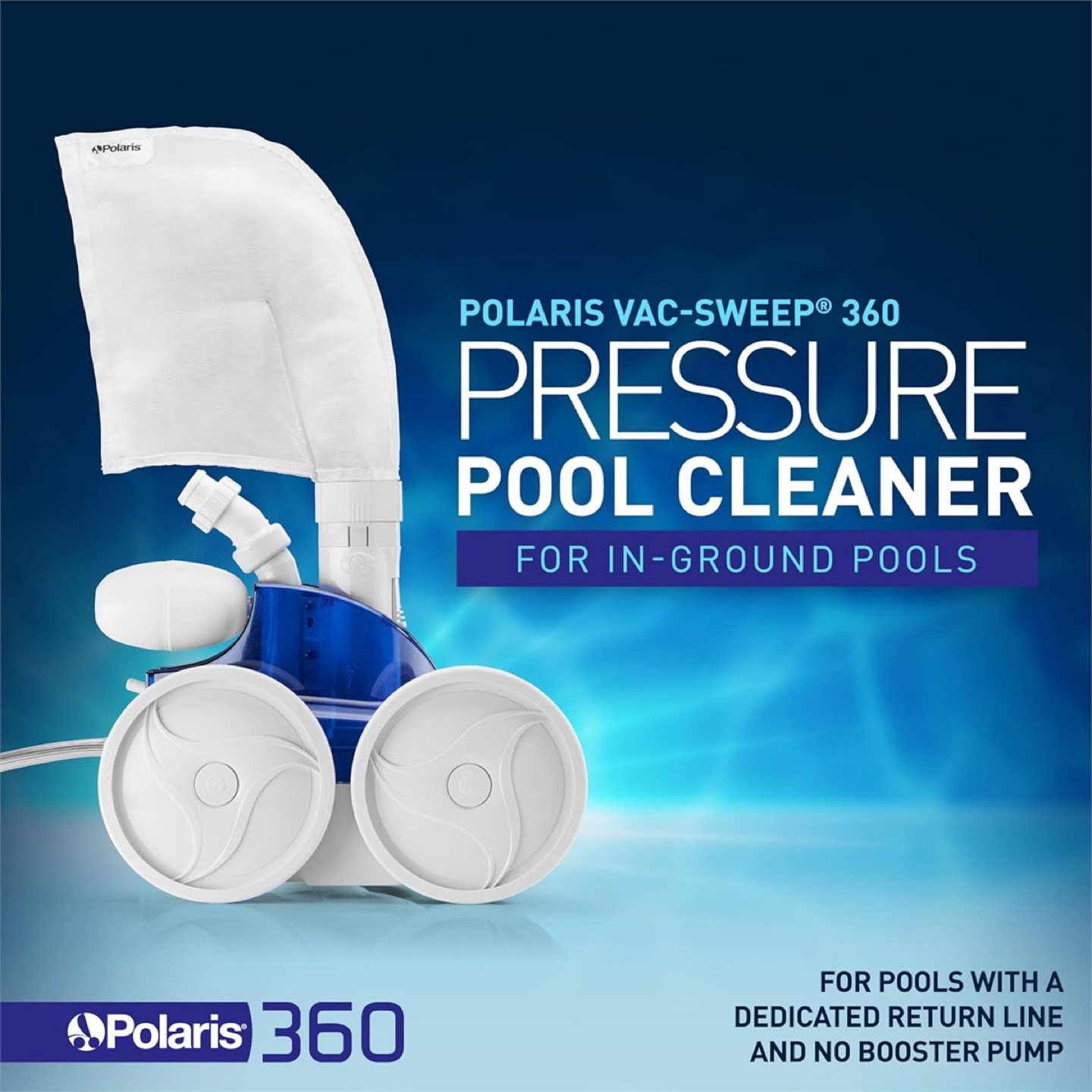 Polaris Vac-Sweep 360 Pressure Pool Cleaner