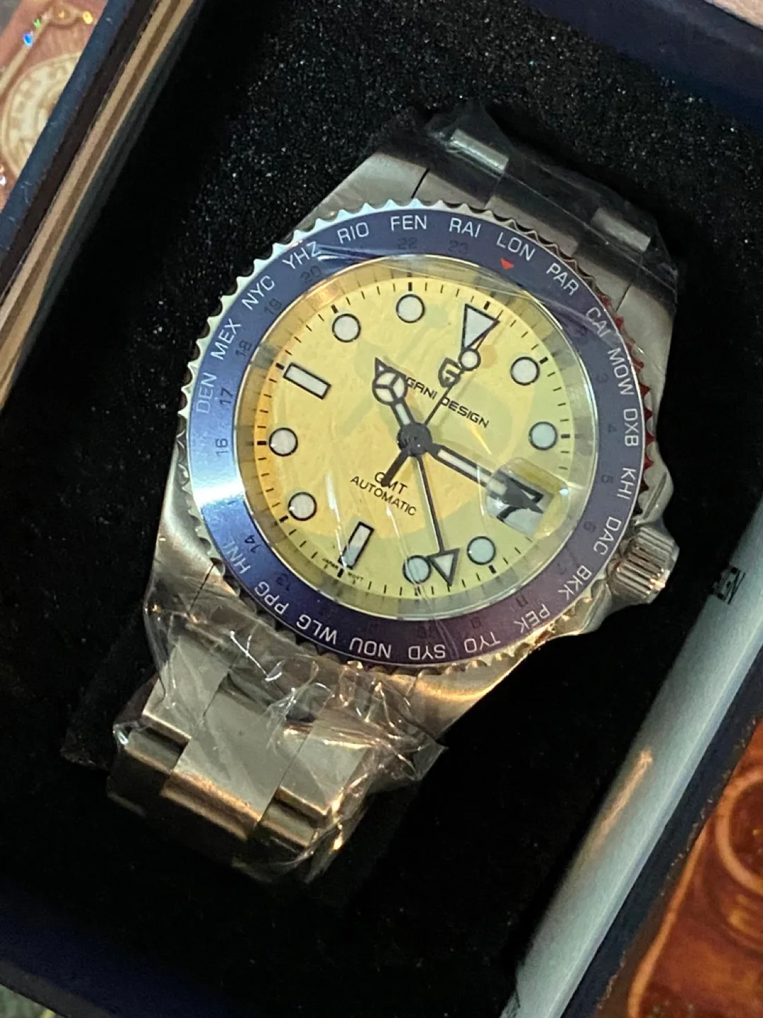 Pegani Design GMT Automatic Watch-Seiko NH34 Movement (NEW) thumbnail