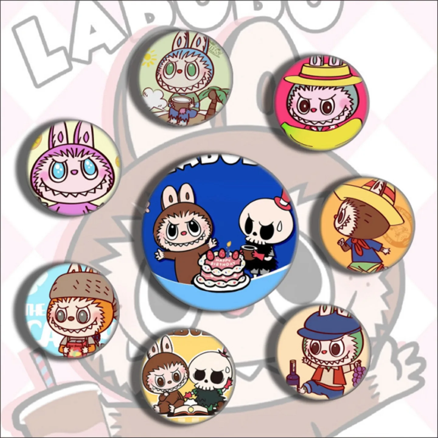Labubu Button Pins thumbnail