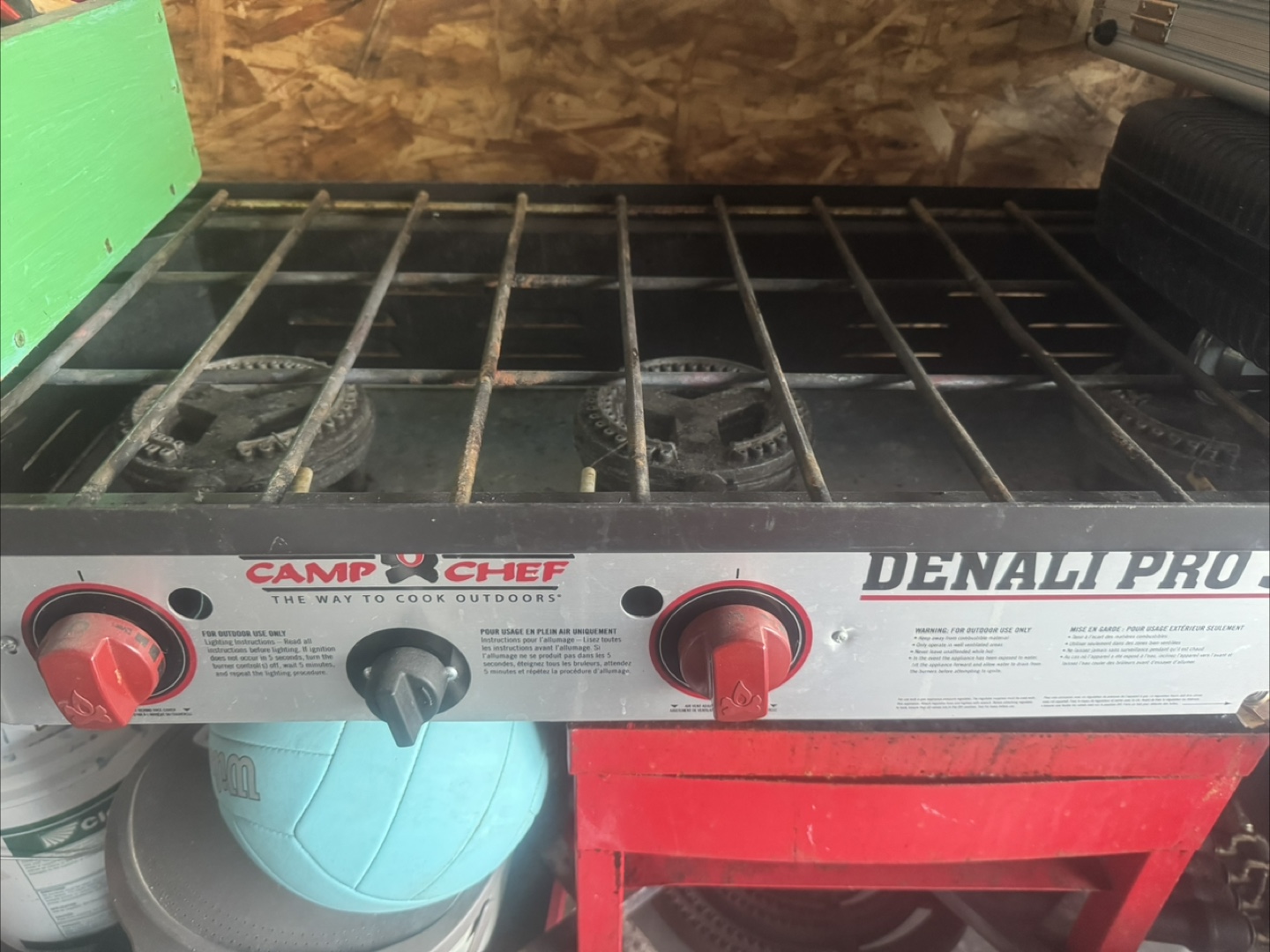 Camp Chef Denali Pro three Burner Stove