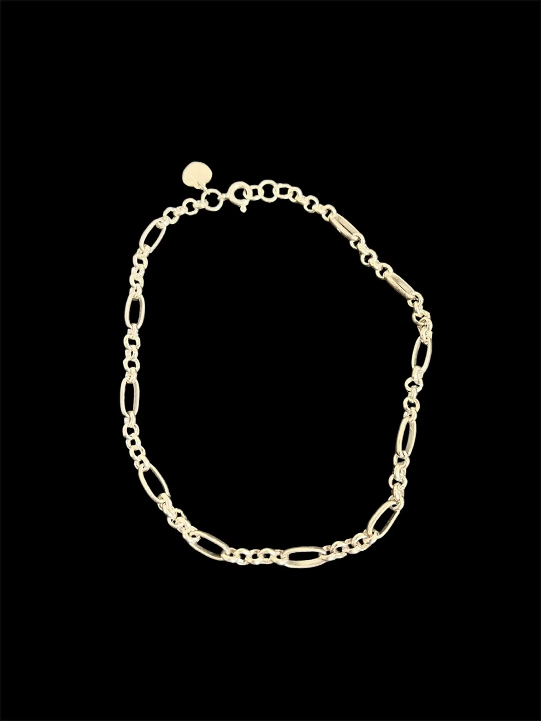 Sterling Silver Bracelet/Anklet – Stamped “Hong Kong 925” thumbnail