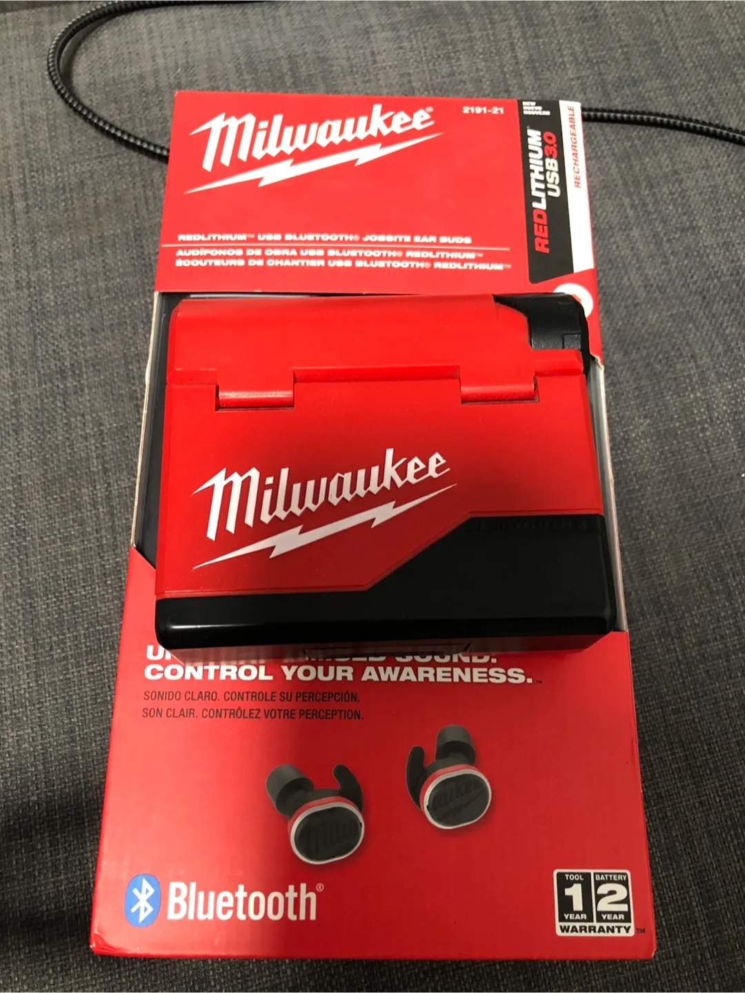Milwaukee Ear Buds - parts only thumbnail