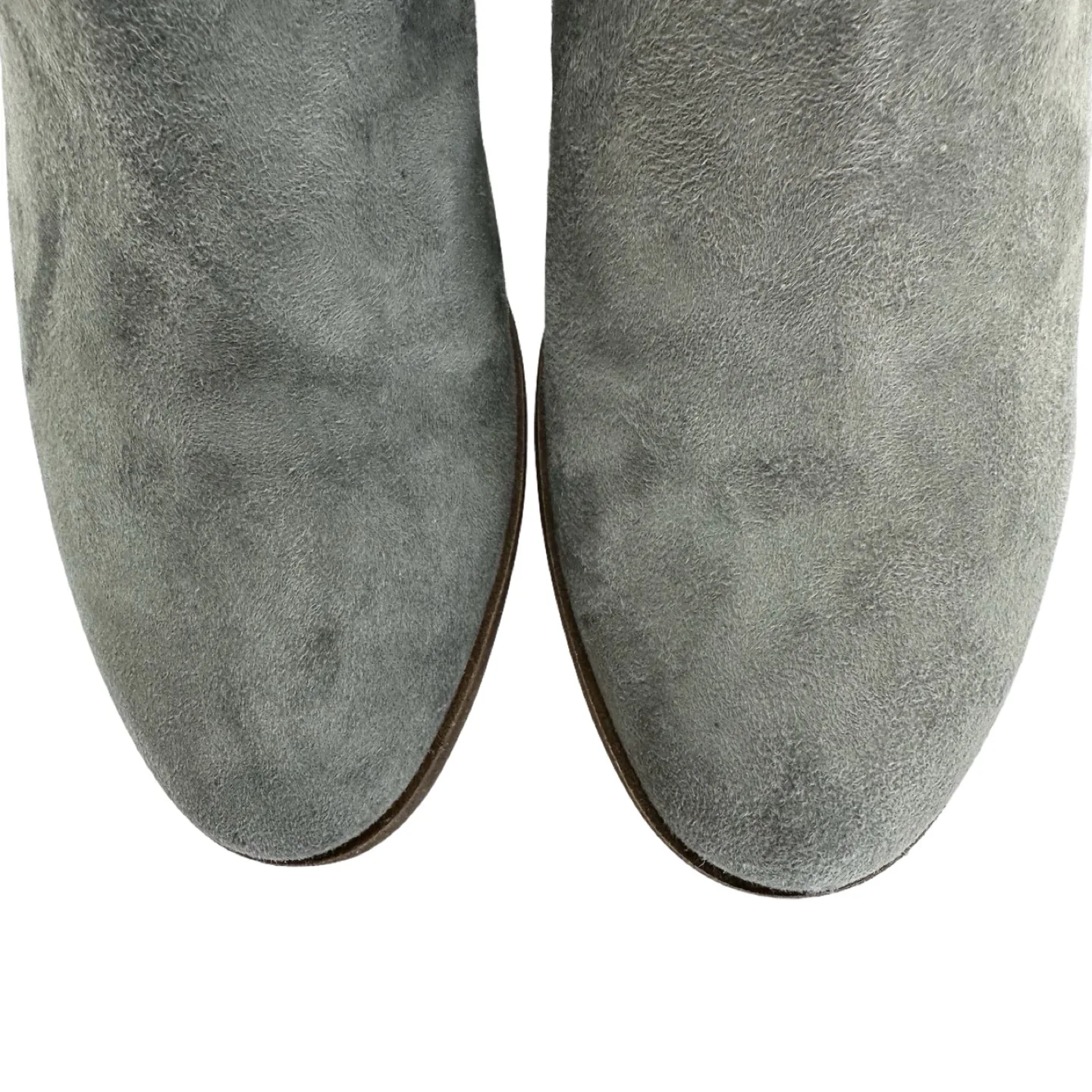 Vince Camuto Gray Suede Booties, Size 7 image indicator(4)