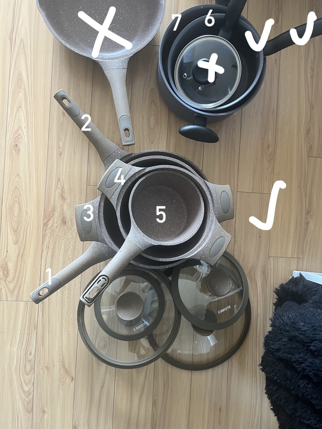Carote Cookware Set - Pots and Pans