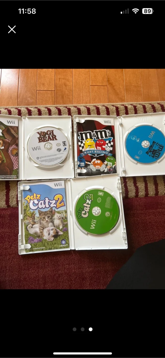 Wii Games: Yogi Bear, M&M's Kart Racing, Petz Catz 2 image indicator(2)
