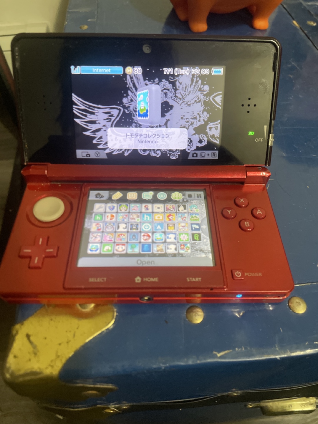 Nintendo 3DS Red MODDED - photo 4