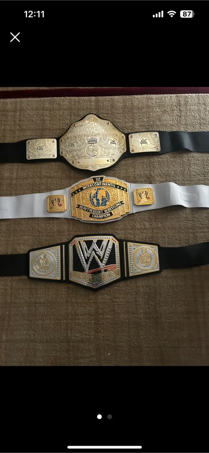 WWE Wrestling Championship Belts image indicator(2)